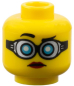 Preview: LEGO Minifig Kopf 2-seitig Frau gelb (1283) 6081401 S08