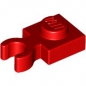 Preview: LEGO Platte mit Vertikal-clip 1x1 rot (4085) O08