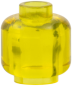 Preview: LEGO Minifig Kopf transp. gelb (28621) S09