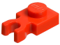 Preview: LEGO Platte mit Vertikal-clip 1x1 rot (4085) O08