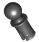 Preview: LEGO Technic Achse Pin mit Kugel schwarz (66906 /6628) D05