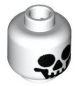 Preview: LEGO Minifig Kopf Schädel weiss (4651445) S08
