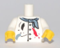 Preview: LEGO Minifig Torso "Künstler" weiss (973) R09