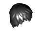 Preview: LEGO Haare lang Rocker schwarz (99242) T08