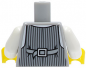 Preview: LEGO Minifig Anzug "Taschenuhr" hellgrau (406) P06