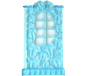Preview: LEGO Belville Wall with Window 1 x 8 x 12 Trans-Light Blue (33217) H10