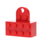 Preview: LEGO 2x4 Magnet Minifig Stand rot (74188)