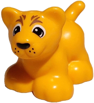 DUPLO Figure Lion Cub Animal light orange (109575)