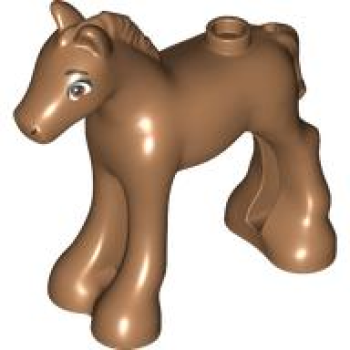 LEGO Pferd Fohlen nougat V10