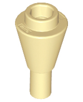 LEGO Zubehör Eiscreme Waffel beige (11610) T09