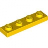 LEGO Platte 1x4 gelb (3710)