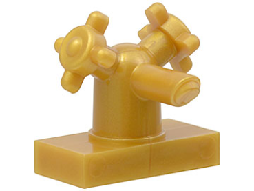 faucet 1x2 pearl-gold (13770) T14