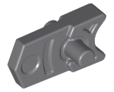 LEGO Zubehör Trigger dunkelgrau (15392) T12