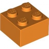 LEGO Stein 2x2 orange (3003)