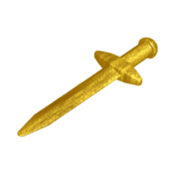 Minifig Schwert perl-gold (18031) T12