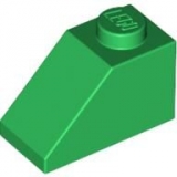 LEGO Schrägstein 1x2 grün (3040)