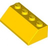 LEGO Dach/Schragstein 2x4 gelb (3037)