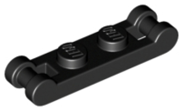 LEGO Platte 1x2 mit 2 Querhantel schwarz (18649) O12