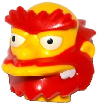 LEGO Minifig Kopf Simpsons Groundskeeper Willie S06