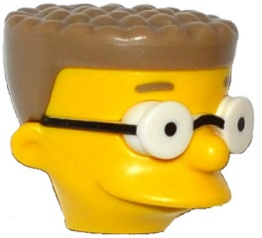 LEGO Minifig Kopf Simpsons Waylon Smithers S06