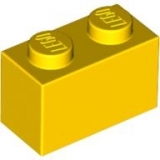 LEGO Stein 1x2 gelb (3004)
