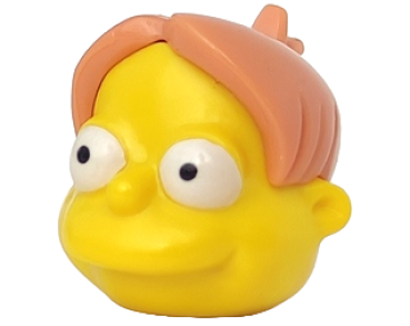 LEGO Minifig Kopf Simpsons Martin Prince S06
