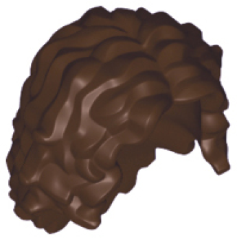 LEGO Hair long dark brown (20595) T07