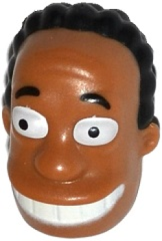 LEGO Minifig Head Dr. Hibbert, The Simpsons S06