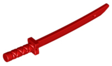 LEGO Katana flat red (21459) T14
