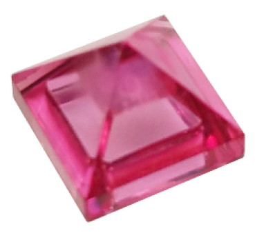 LEGO slope 1x1x2/3 trans dark pink (22388)
