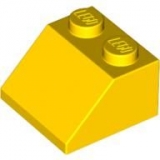 LEGO Dach/Schrägstein gelb 2x2 (3039)