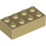 LEGO Stein 2x4 beige / sand (3001)