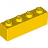 LEGO Stein 1x4 gelb (3010)