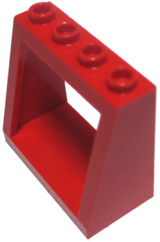 LEGO Windschutzscheibe 2 x 4 x 3 Rahmen rot (2352b) H09