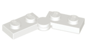 LEGO Gelenk Platte 1 x 4 Schwenkbar weiß (2429 / 2430) G05