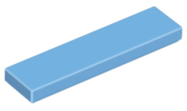 LEGO Fliese 1x4 hell-blau (2431) KL