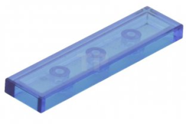 LEGO Fliese 1x4 trans-dunkel-blau (2431) K1