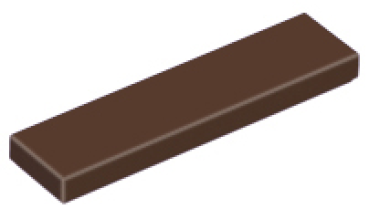 LEGO Fliese 1x4 dunkel-braun (2431) j2