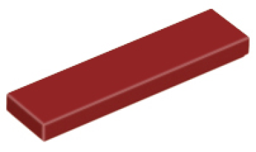LEGO Fliese 1x4 dunkel-rot (2431) j2