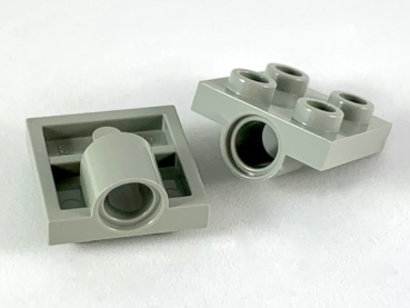 LEGO Platte mit 1 pinhalter 2x2 altes hell-grau 2444 (10247) O13