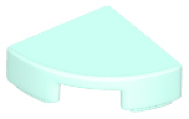LEGO tile round Quarter light aqua (25269)