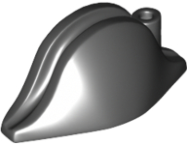 LEGO Headgear Pirate Bicorne  black (2528) T06