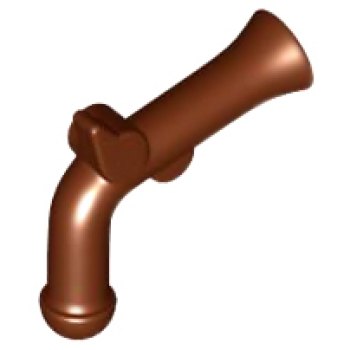 LEGO Waffe Pistole, Steinschlosspistole braun (2562) T12