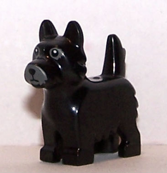LEGO Minifig Hund Terrier schwarz (26078)