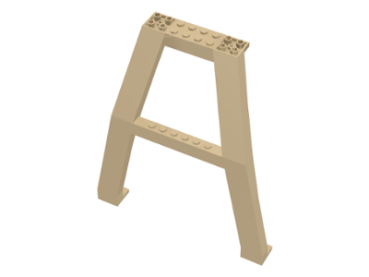 LEGO Stütze 16x4x16 beige (2635) K14
