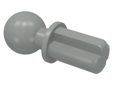 LEGO Technic Achse Pin kurz mit Kugel altes hellgrau (2736) D07