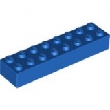LEGO Stein 2x8 blau 3007 (93888)