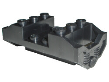 LEGO Zug Achse Gestell schwarz (2878) H14