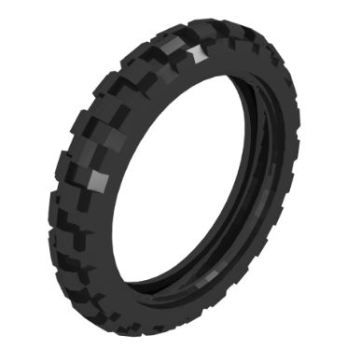 LEGO Reifen 81.6 x 15 Motorrad schwarz (2902) F14