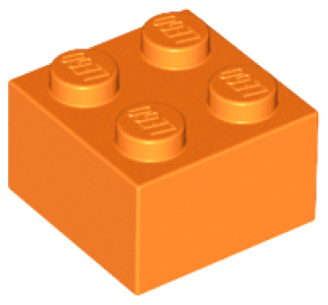 LEGO Stein 2x2 orange (3003)